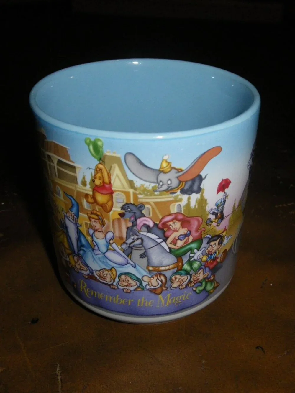 Vintage 1996 Walt Disney World 25th Anniversary Remember The Magic Coffee Mug